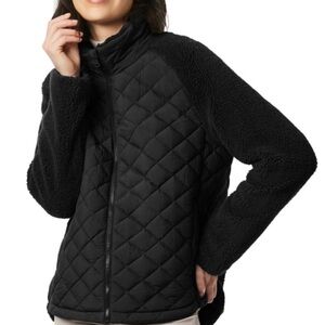 Bernardo Black Quilted Performance, Packable Puffer Jacket